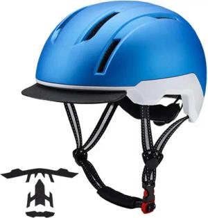 Coonoor Fahrradhelm Urban mit Schirm Leicht-Double Inmould Technologie City, Scooter Helm Erwachsene für Damen Herren
