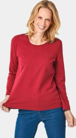GOLDNER Langarmshirt T-Shirt mit Rundhals
