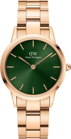 Daniel Wellington DW Uhr Iconic Link Emerald Rose Gold 32mm