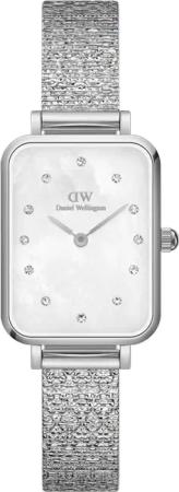 Daniel Wellington DW Uhr Quadro Lumine Pressed Piano Silver 20x26mm