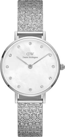Daniel Wellington DW Uhr Petite Lumine Pressed Piano Silver 28mm