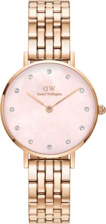 Daniel Wellington DW Uhr Petite Lumine 5-Link Melrose 28mm Rose Gold