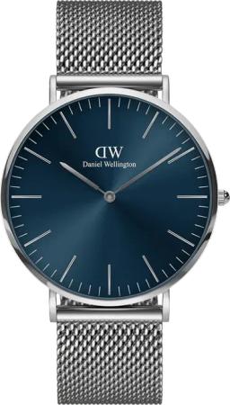 Daniel Wellington DW Uhr Classic Mesh Arctic Silver 40mm