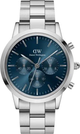 Daniel Wellington DW Uhr Iconic Chronograph Arctic S 42mm Silver