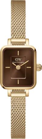 Daniel Wellington DW Uhr Quadro Mini Evergold Amber 15.4x18.2mm Gold