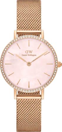 Daniel Wellington DW Uhr Petite Lumine Bezel Melrose Pink MOP 28mm Rose Gold