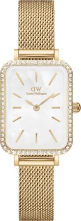 Daniel Wellington DW Uhr Quadro Lumine Bezel Evergold MOP 20x26mm Gold