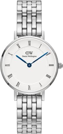Daniel Wellington DW Uhr Petite Roman Numerals 5-Link Silver 28mm