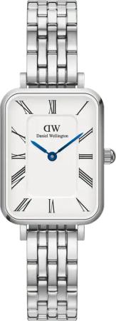 Daniel Wellington DW Uhr Quadro Roman Numerals 5-Link Silver 20x26mm