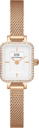 Daniel Wellington DW Uhr Quadro Mini Lumine Bezel Rose Gold 15.4x18.2mm