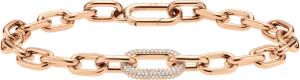 Daniel Wellington DW Crystal Link 185mm Rose Gold