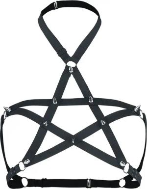 Jawbreaker - Gothic Harness - für Damen - schwarz