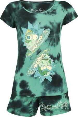 Rick And Morty Schlafanzug - Glitch - S - für Damen - Größe S - multicolor - EMP exklusives Merchandise!
