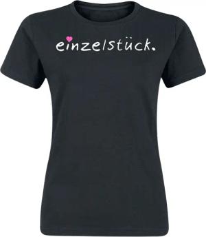 Sprüche T-Shirt - Einzelstück. - S bis XXL - für Damen - Größe S - schwarz