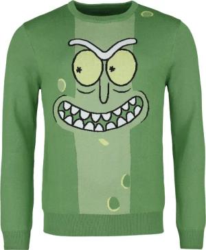 Rick And Morty Strickpullover - Pickle Rick - S bis L - für Männer - Größe M - multicolor  - Lizenzierter Fanartikel