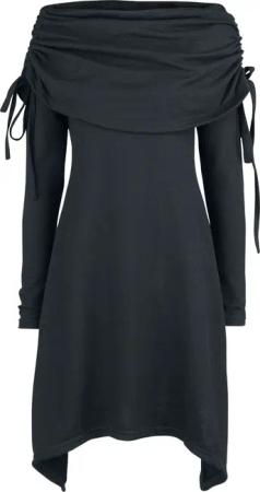 Vixxsin - Gothic Strickpullover - Lyrik Top - S bis L - für Damen - Größe S - schwarz
