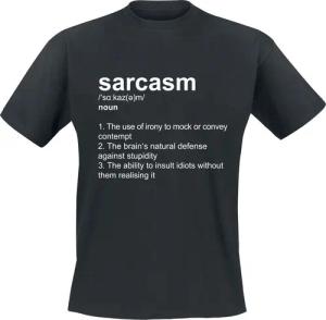 Sprüche T-Shirt - Definition Sarcasm - S bis 5XL - für Männer - Größe 3XL - schwarz