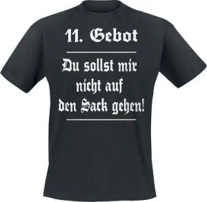 Sprüche T-Shirt - 11. Gebot - S bis 5XL - für Männer - Größe 3XL - schwarz