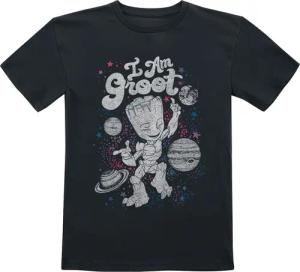 Guardians Of The Galaxy - Marvel T-Shirt für Kleinkinder - Kids - Celestial Groot - für Mädchen & Jungen - schwarz - Lizenzierter Fanartikel