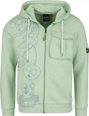 Rick And Morty Kapuzenjacke - Fruity - S bis M - für Männer - Größe M - hellgrün - EMP exklusives Merchandise!