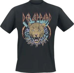 Def Leppard T-Shirt - High N Dry Leopard - M bis 3XL - für Männer - Größe XL - schwarz - Lizenziertes Merchandise!