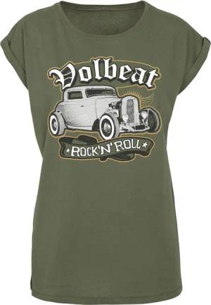 Volbeat T-Shirt - Rock'N'Roll - XS bis XXL - für Damen - Größe XL - oliv - EMP exklusives Merchandise!