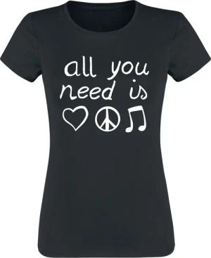 Sprüche T-Shirt - All You Need Is... - S bis 3XL - für Damen - Größe S - schwarz