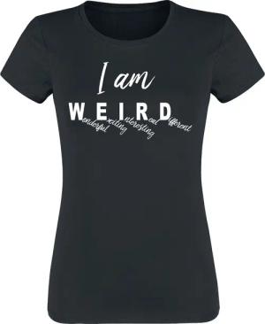 Sprüche T-Shirt - I Am Weird - S bis 3XL - für Damen - Größe 3XL - schwarz