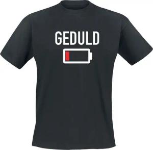 Sprüche T-Shirt - Geduld - M bis 5XL - für Männer - Größe XXL - schwarz