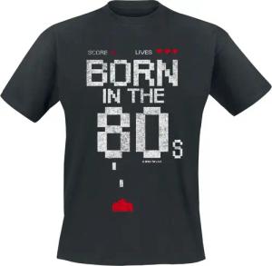 Gaming-Sprüche - Gaming T-Shirt - Born In The 80s - M bis 3XL - für Männer - Größe XL - schwarz - EMP exklusives Merchandise!