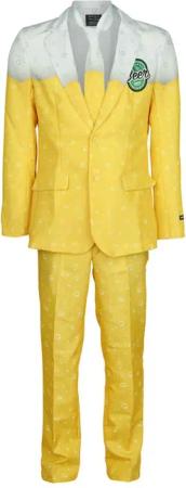 Suitmeister Kostüm - Premium Beer Yellow - Bieranzug - für Männer