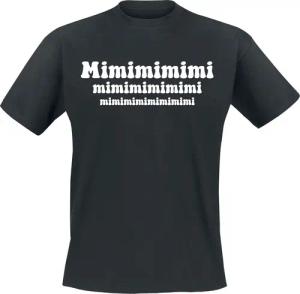 Sprüche T-Shirt - Mimimimimi - S bis 5XL - für Männer - Größe 5XL - schwarz