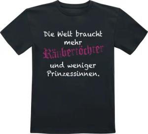 Sprüche T-Shirt für Kinder - Kids - Räubertöchter - für Mädchen - schwarz