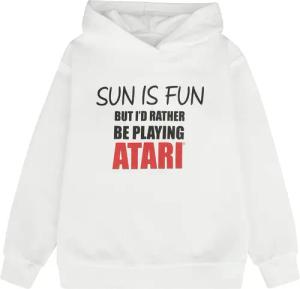 Atari - Gaming Kapuzenpullover für Kleinkinder - I would rather be playing Atari - für Mädchen & Jungen - weiß - EMP exklusives Merchandise!