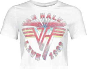 Van Halen T-Shirt - Live '82 - S bis XL - für Damen - Größe S - weiß - Lizenziertes Merchandise!