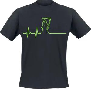 Sprüche T-Shirt - EKG - Reaper - S bis 3XL - für Männer - Größe 3XL - schwarz