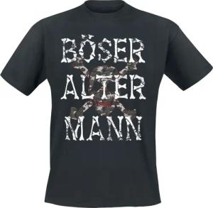 Sprüche T-Shirt - Böser alter Mann - M bis 5XL - für Männer - Größe 5XL - schwarz