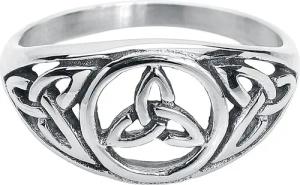 etNox Ring - Keltischer Knoten - für Männer - silberfarben