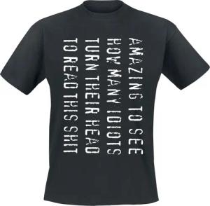 Sprüche T-Shirt - Amazing To See... - S bis M - für Männer - Größe S - schwarz