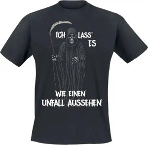 Sprüche T-Shirt - Ich lass' es wie einen Unfall ausehen - M bis 3XL - für Männer - Größe L - schwarz
