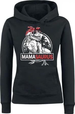 Familie & Freunde Kapuzenpullover - Mamasaurus - S bis XXL - für Damen - Größe L - schwarz