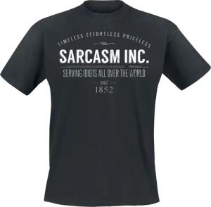 Sprüche T-Shirt - Sarcasm Inc. - S bis 5XL - für Männer - Größe 5XL - schwarz