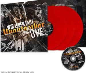 Wir leben laut - Live von Unantastbar - 3-LP & DVD (Coloured, Limited Edition, Standard)