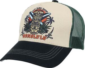 King Kerosin - Rockabilly Cap - Tiki Surf Shop - für Männer - multicolor