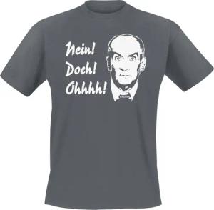 Louis de Funès T-Shirt - Nein! Doch! Ohhhh! - S bis 3XL - für Männer - Größe 3XL - dunkelgrau  - Lizenzierter Fanartikel