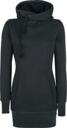Kapuzenpullover für Damen schwarz "Smart Hoodie" von RED by EMP