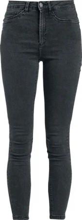 Noisy May Jeans - NMCallie HW Skinny Jeans - W25L30 bis W34L34 - für Damen - Größe W33L32 - dunkelgrau