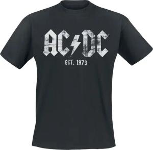 AC/DC T-Shirt - Est, 1973 - S bis 5XL - für Männer - Größe M - schwarz  - Lizenziertes Merchandise!