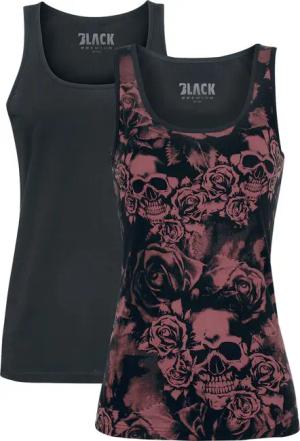 Black Premium by EMP Top - Doppelpack Tops - S bis 5XL - für Damen - Größe S - schwarz