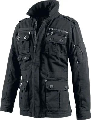 Brandit Winterjacke - Platinum Vintage - S bis 5XL - für Männer - Größe 4XL - schwarz
